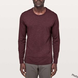 Lululemon 5 Year Basic Long Sleeve Tee Heathered Dark Adobe Small Men